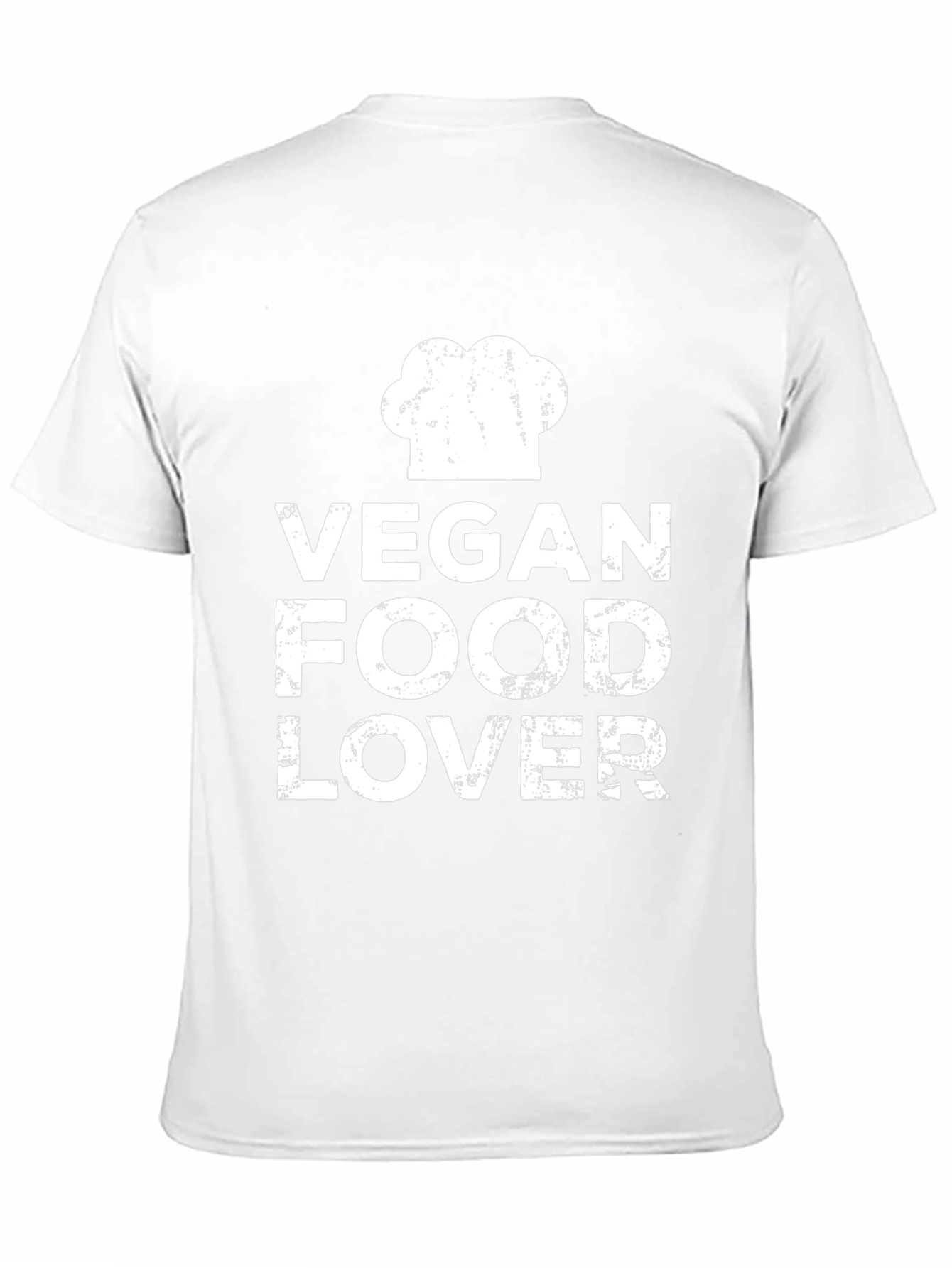 Vegan Food Lover T-Shirt - Chef Hat Graphic
