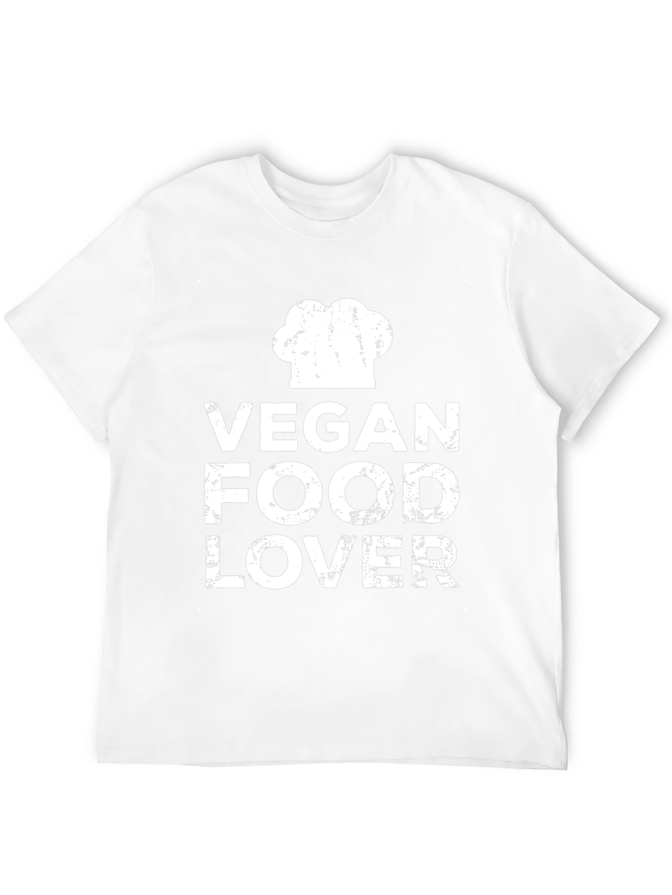 Vegan Food Lover T-Shirt - Chef Hat Graphic