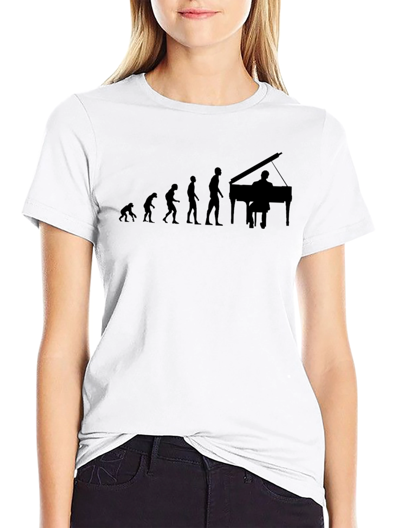 Evolution of Piano Black T-Shirt