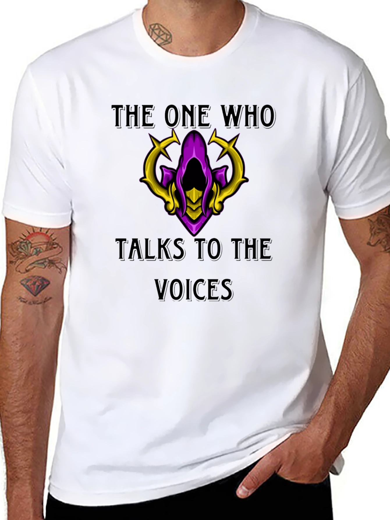 The One Who Talks T-Shirt - Black