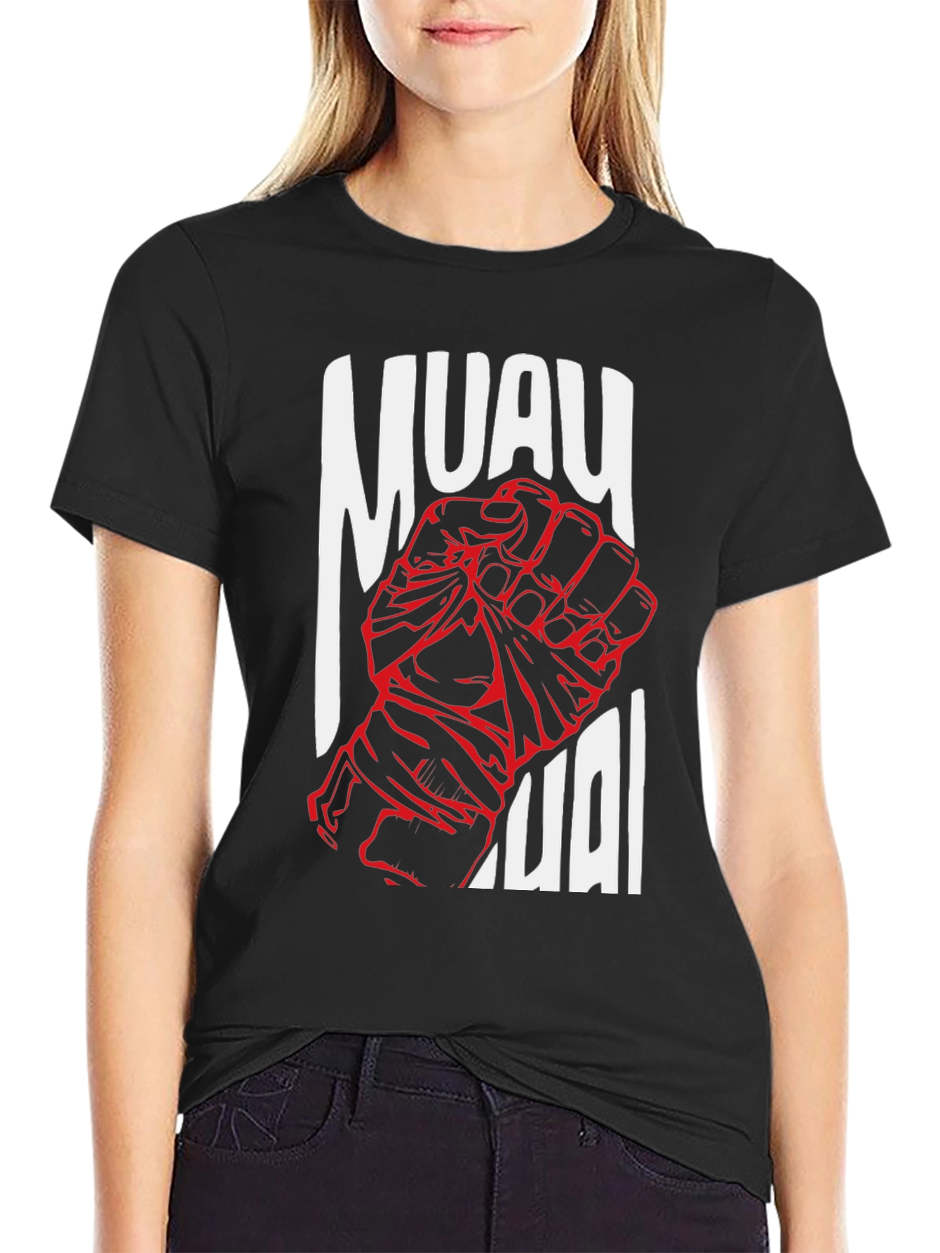 Muay Thai Fist Graphic T-Shirt