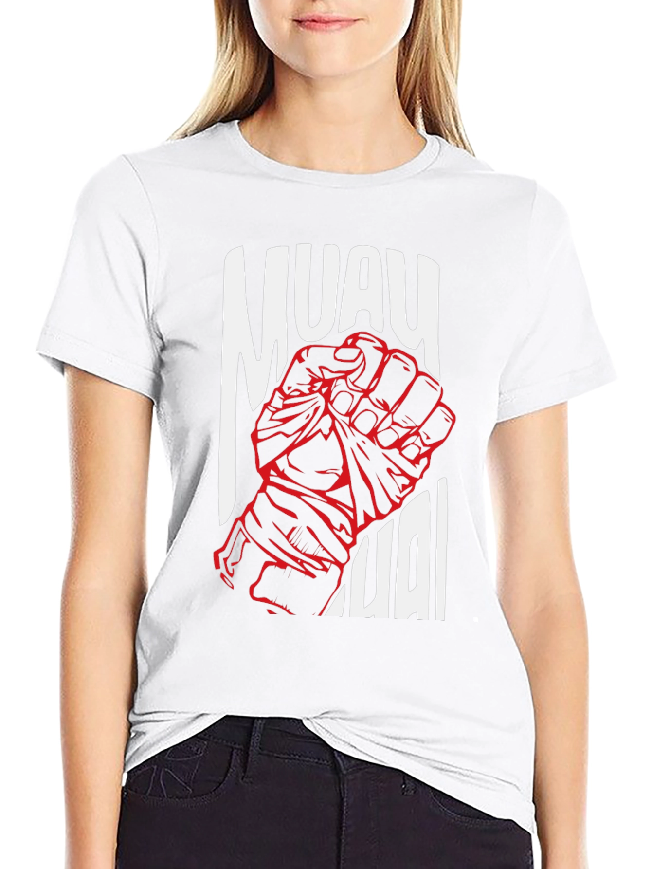 Muay Thai Fist Graphic T-Shirt
