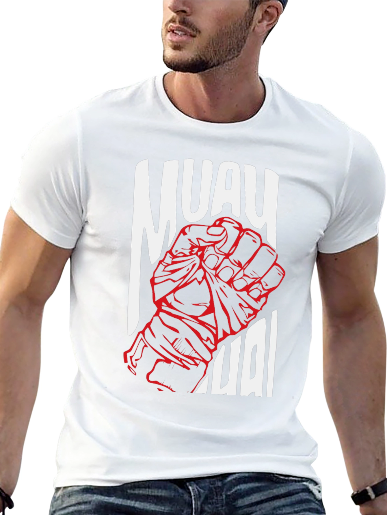 Muay Thai Fist Graphic T-Shirt