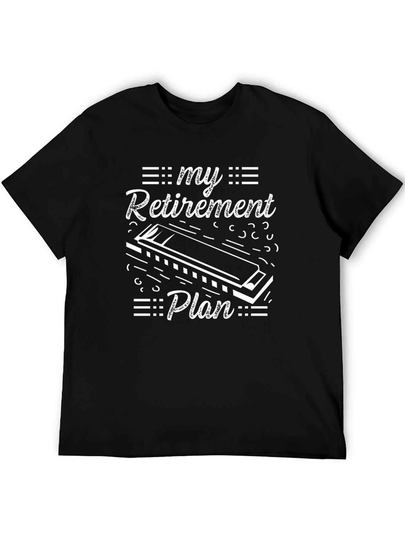 My Retirement Plan Harmonica T-Shirt