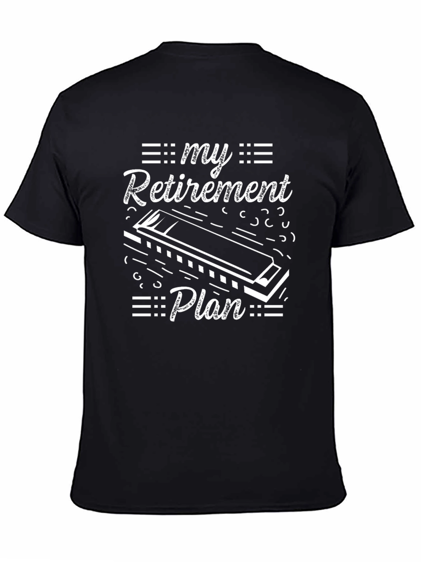 My Retirement Plan Harmonica T-Shirt