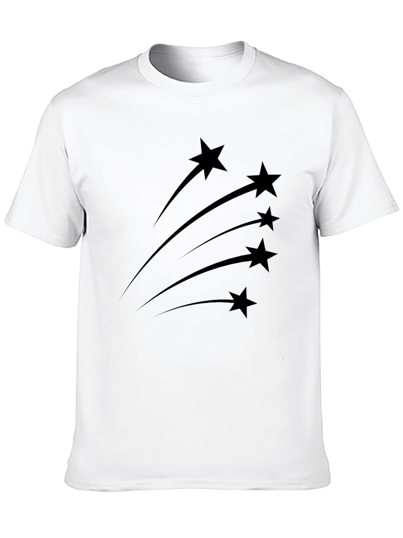Mens Black Star Trail T-Shirt
