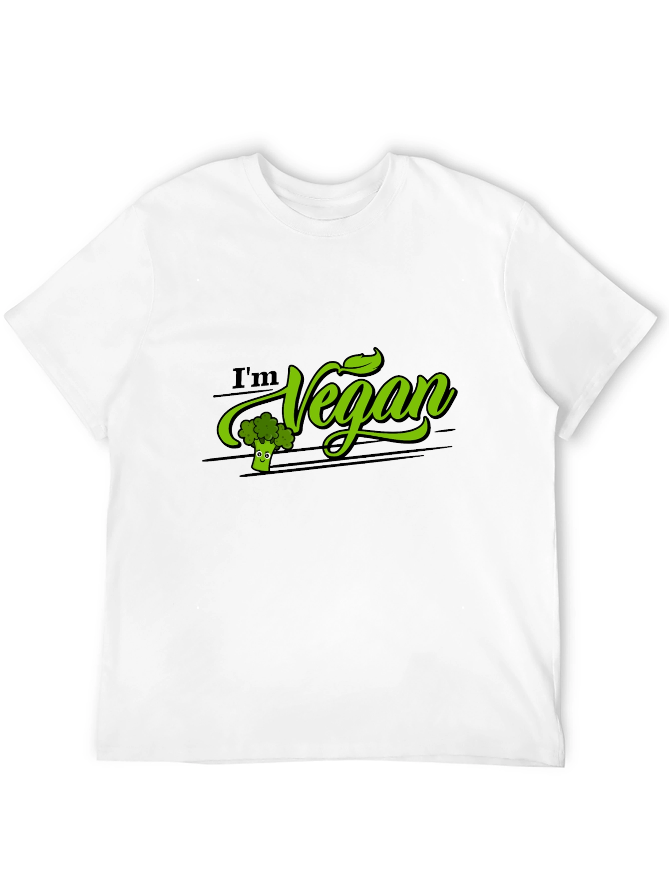 Im Vegan T-Shirt - Cute Broccoli Graphic Tee