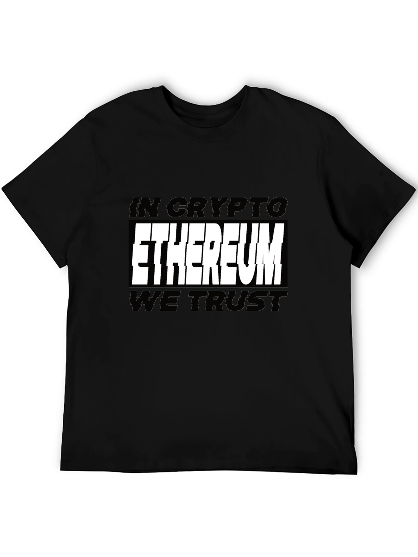 Ethereum Crypto T-Shirt - In Crypto We Trust