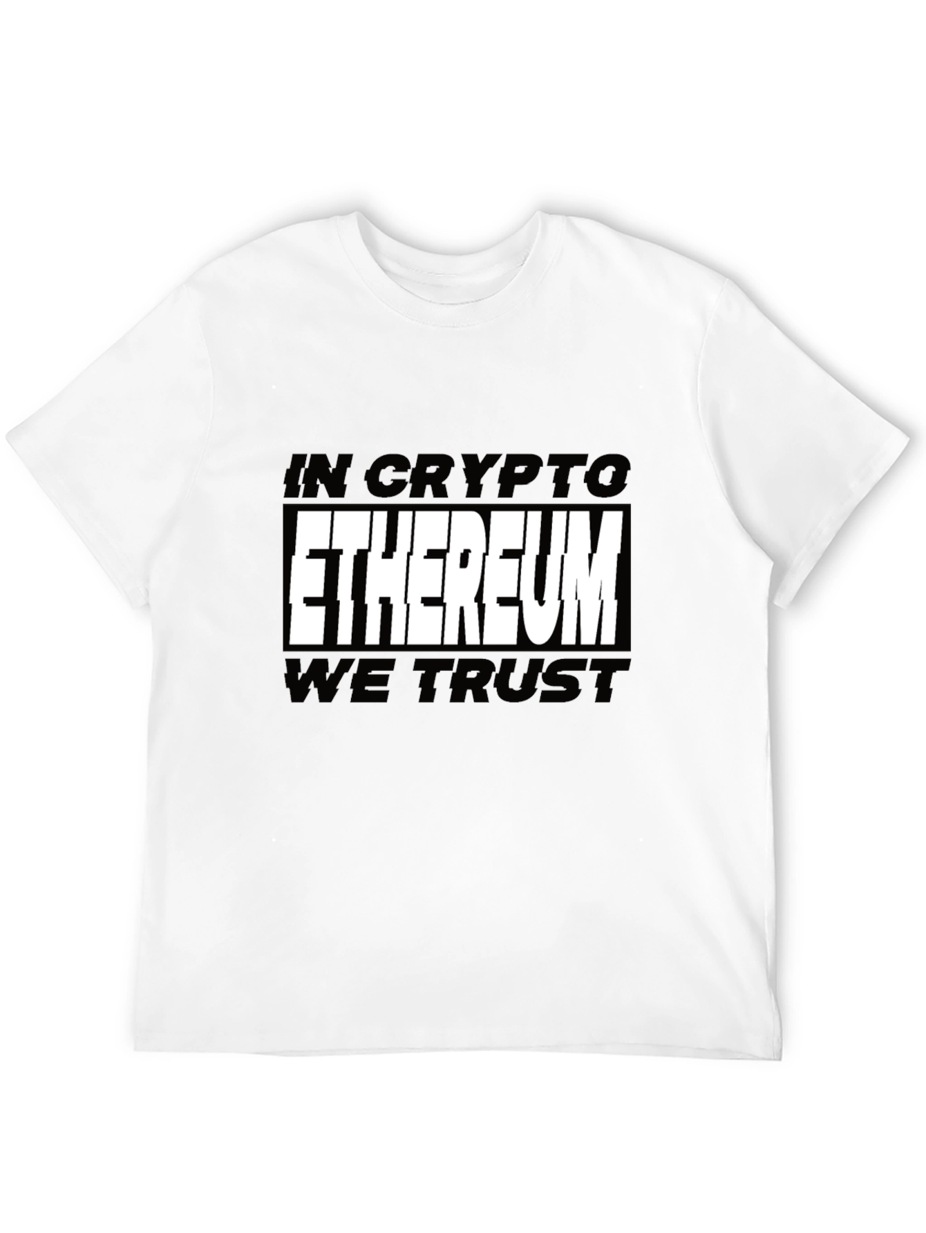 Ethereum Crypto T-Shirt - In Crypto We Trust