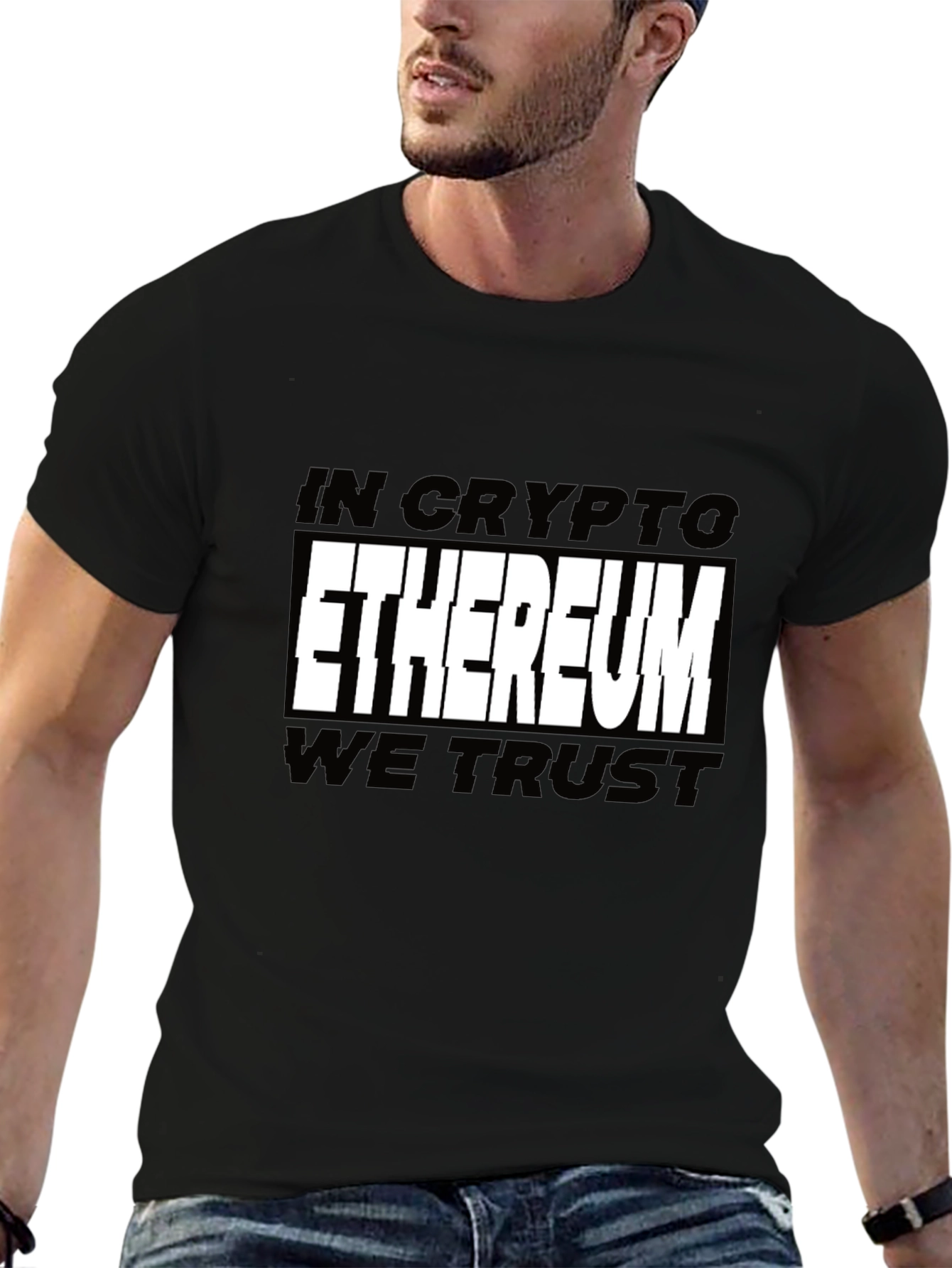 Ethereum Crypto T-Shirt - In Crypto We Trust