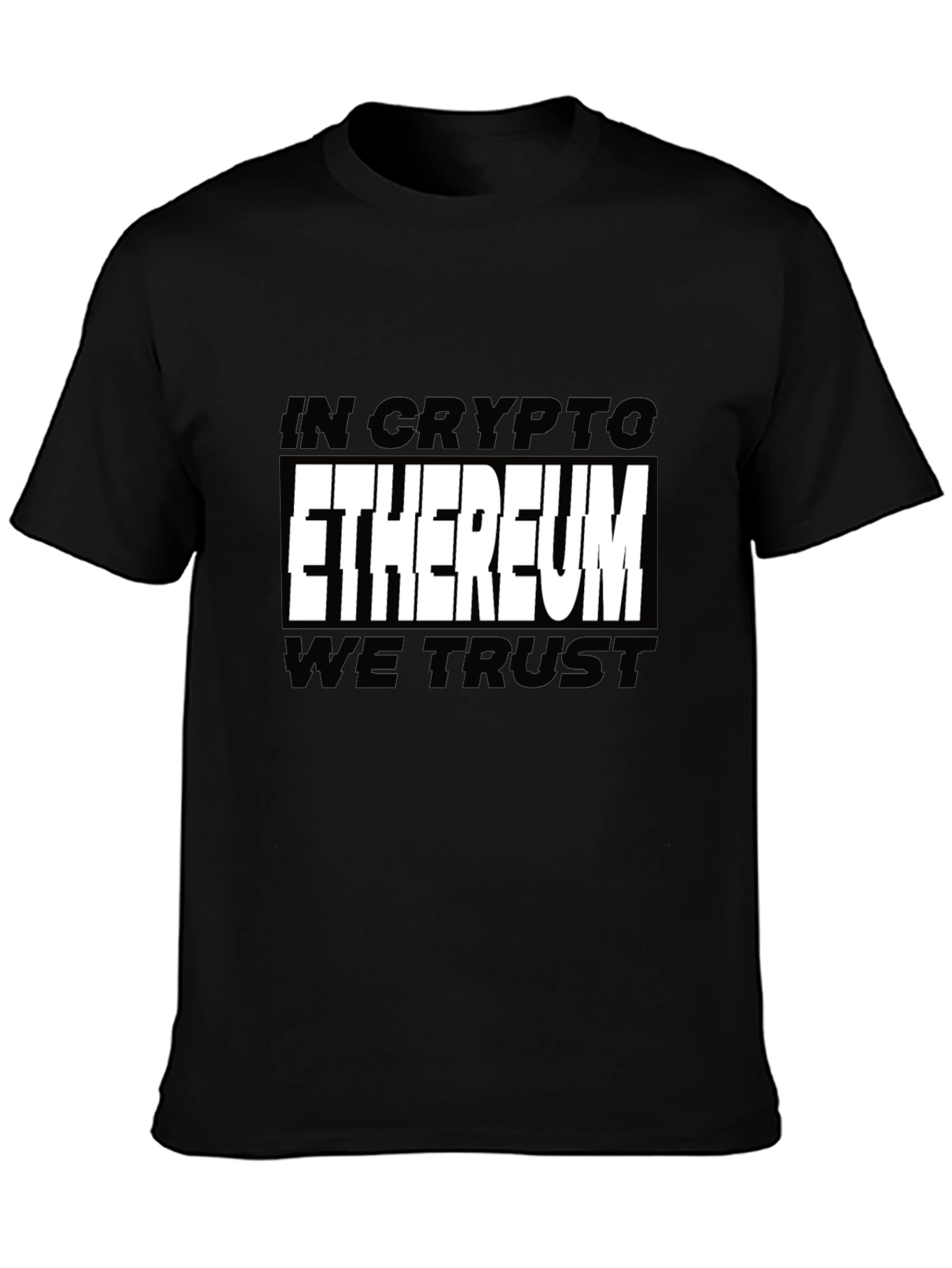 Ethereum Crypto T-Shirt - In Crypto We Trust