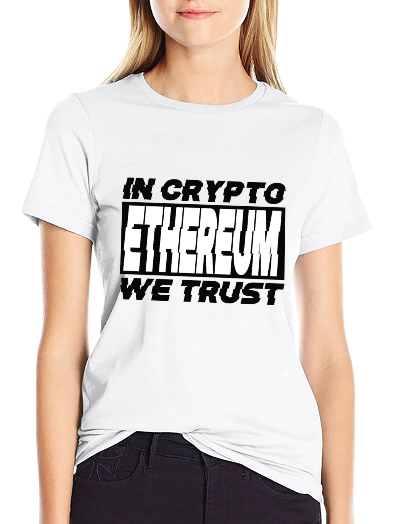 Ethereum Crypto T-Shirt - In Crypto We Trust