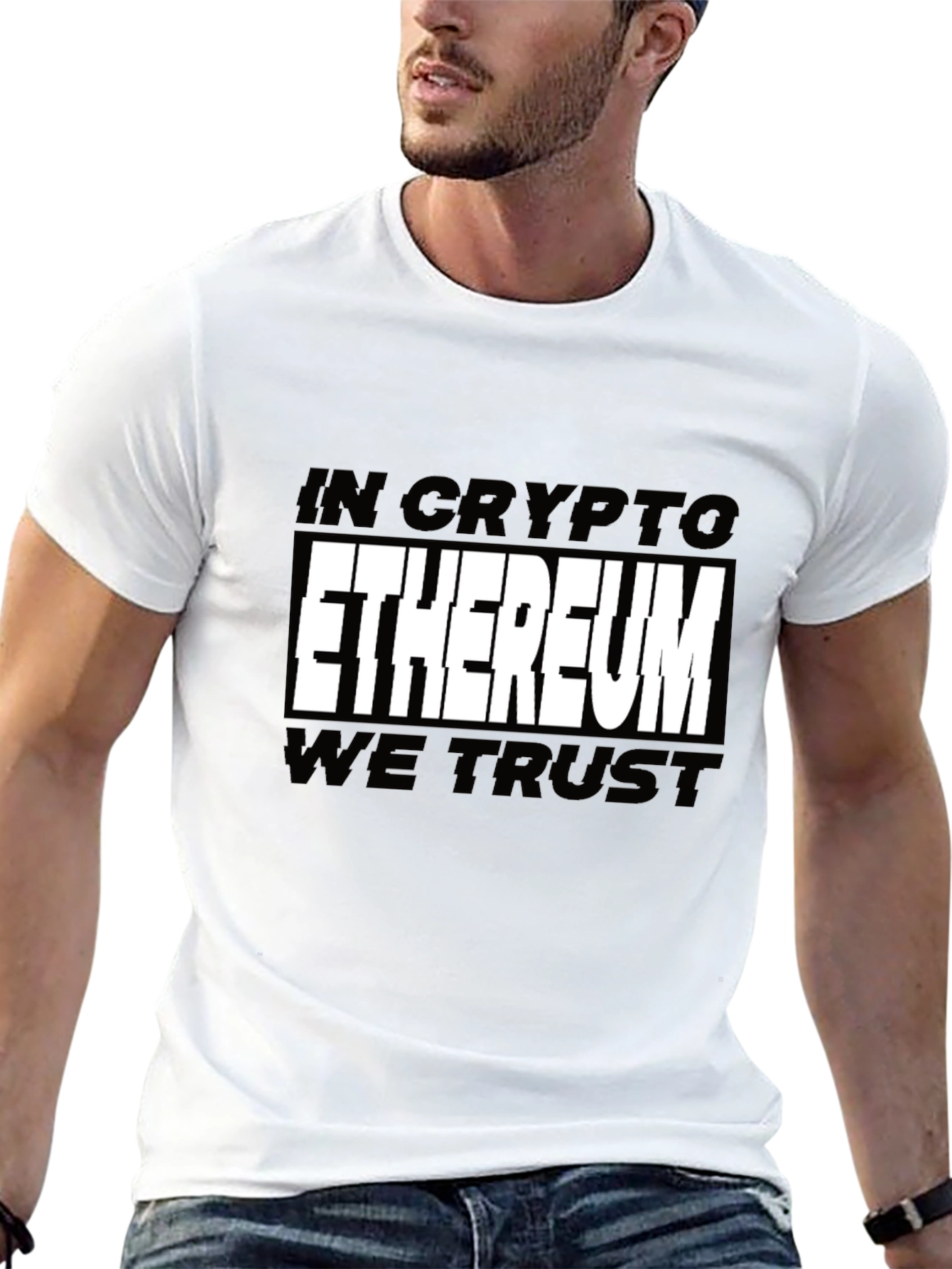 Ethereum Crypto T-Shirt - In Crypto We Trust