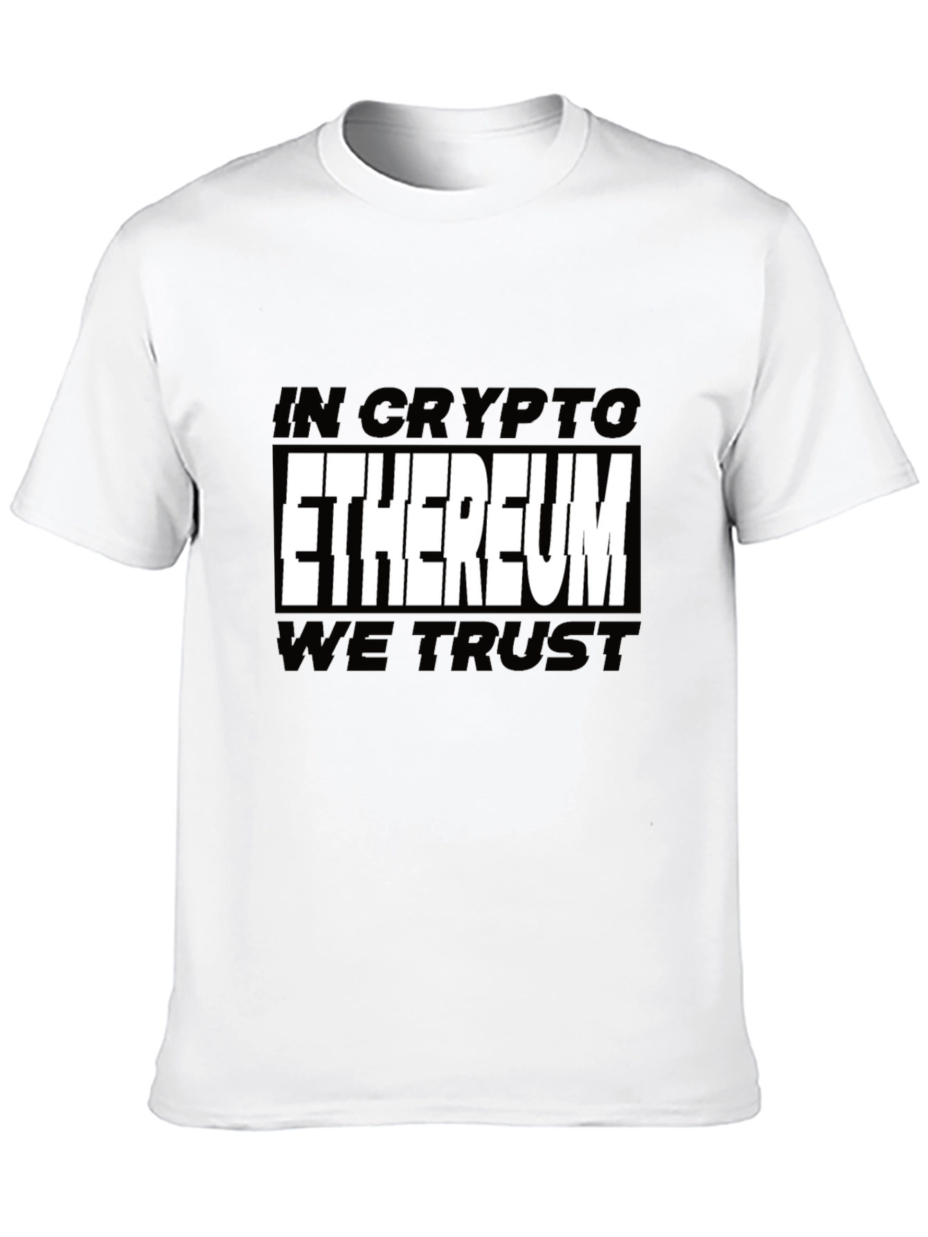 Ethereum Crypto T-Shirt - In Crypto We Trust