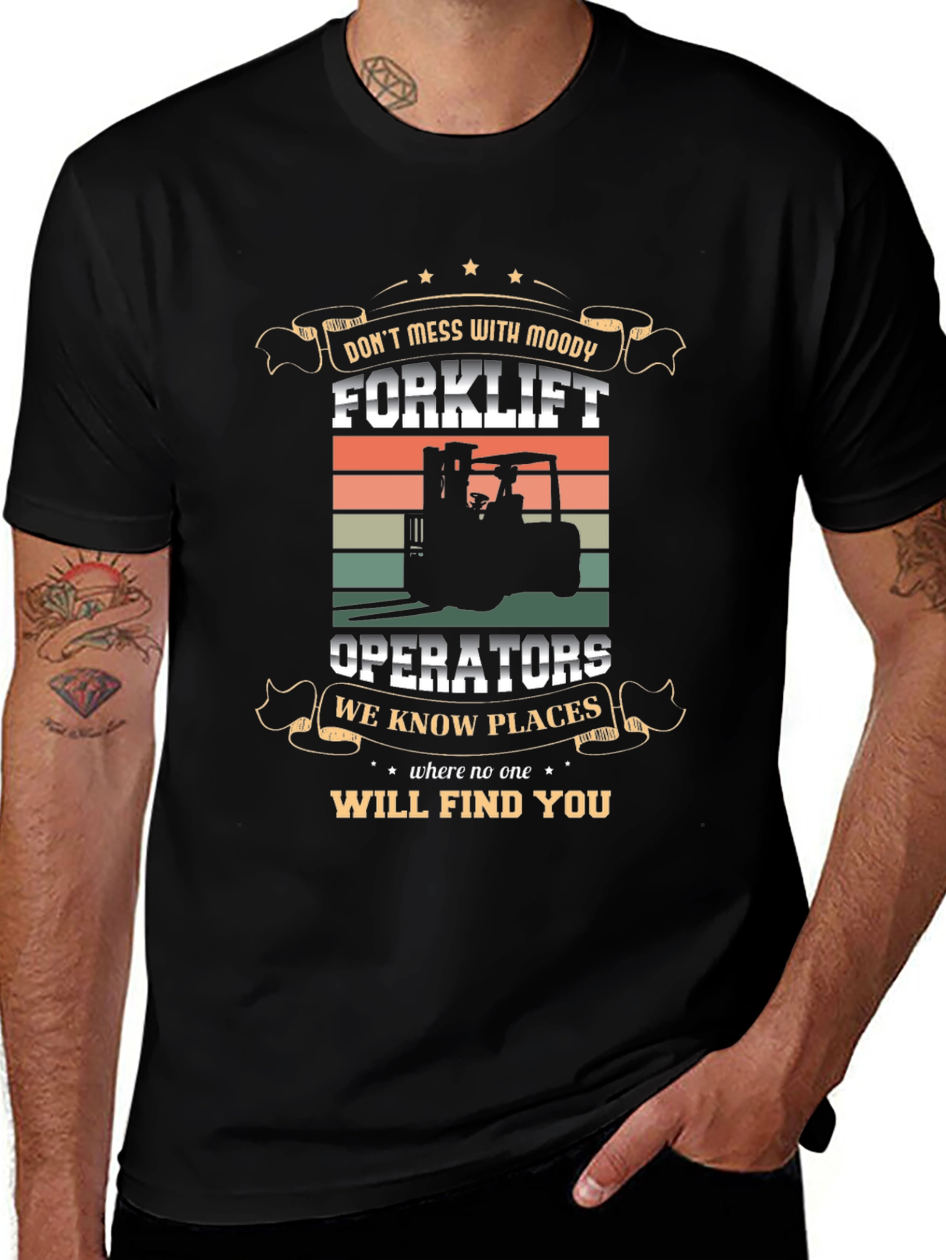 Moody Forklift Operator T-Shirt