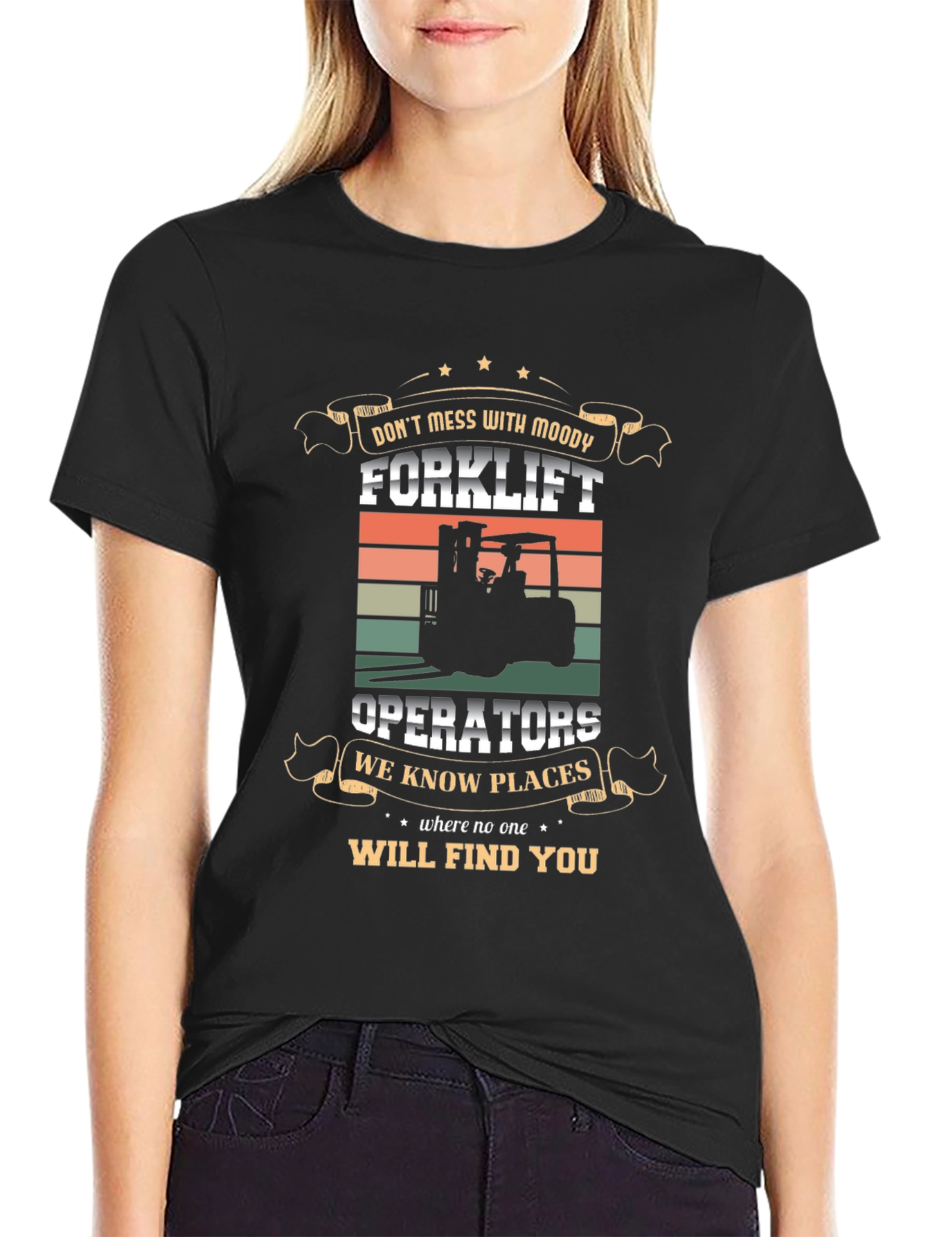 Moody Forklift Operator T-Shirt