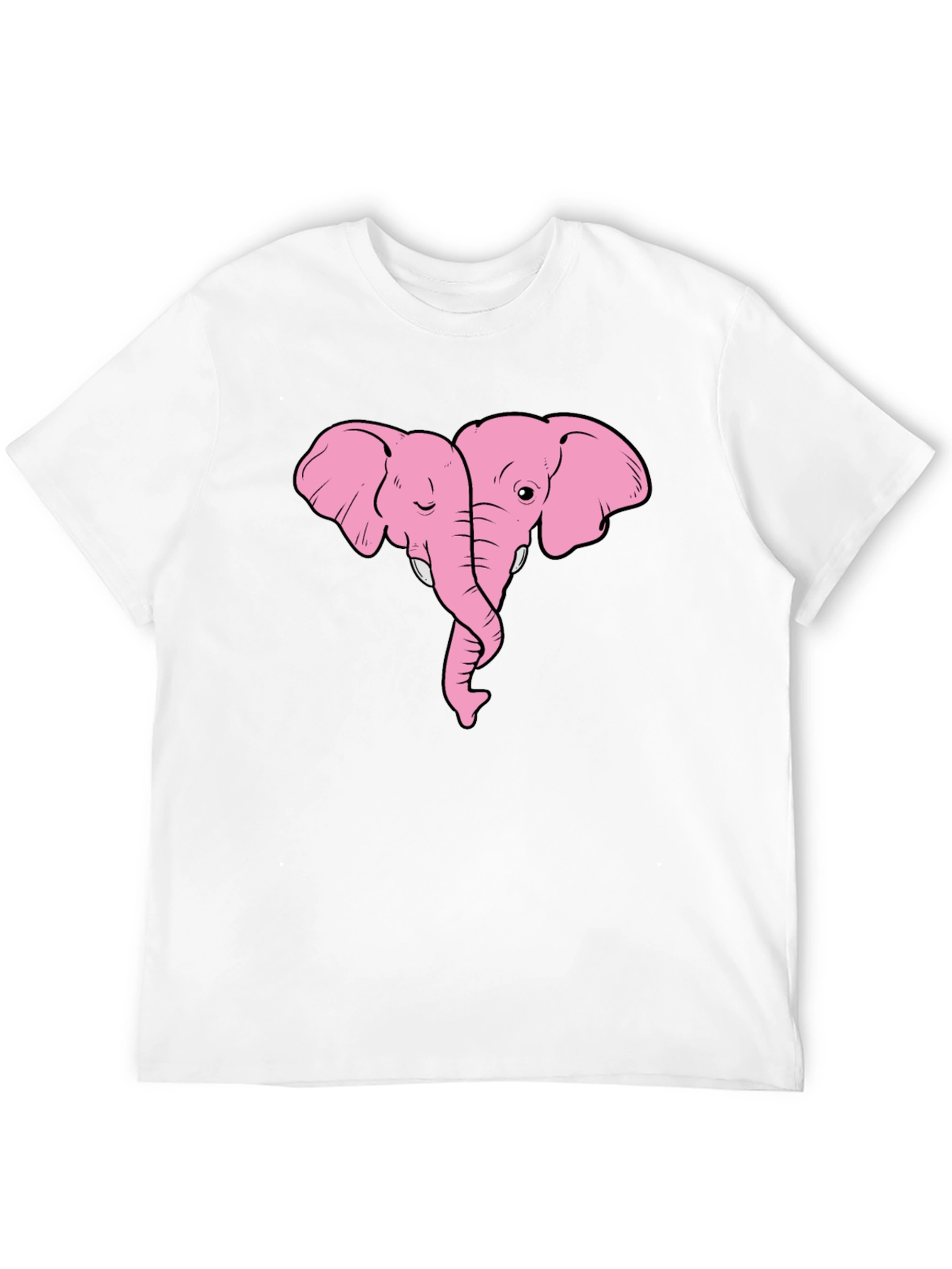 Pink Elephant Love T-Shirt