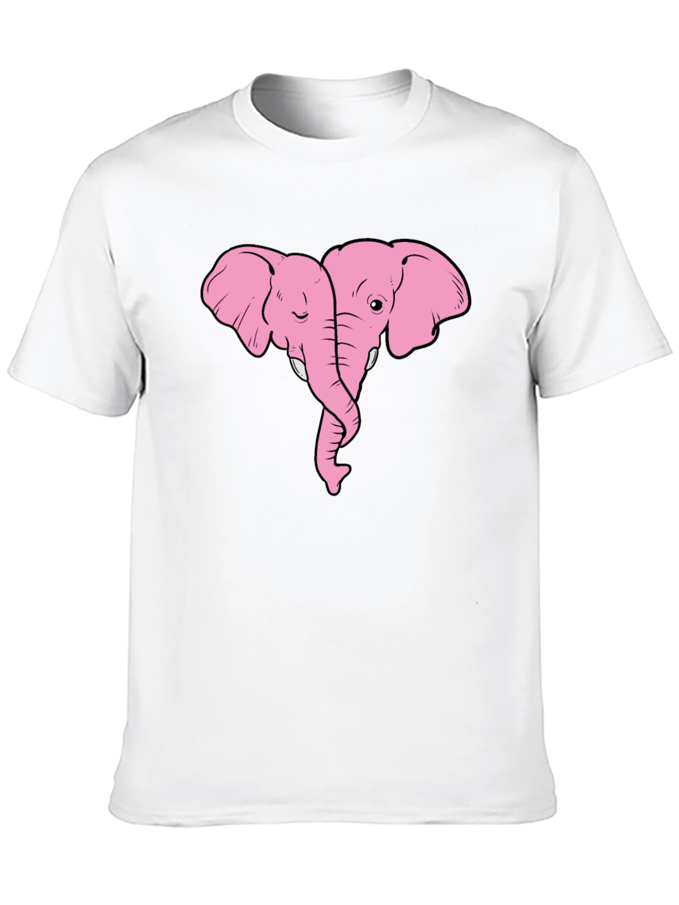 Pink Elephant Love T-Shirt