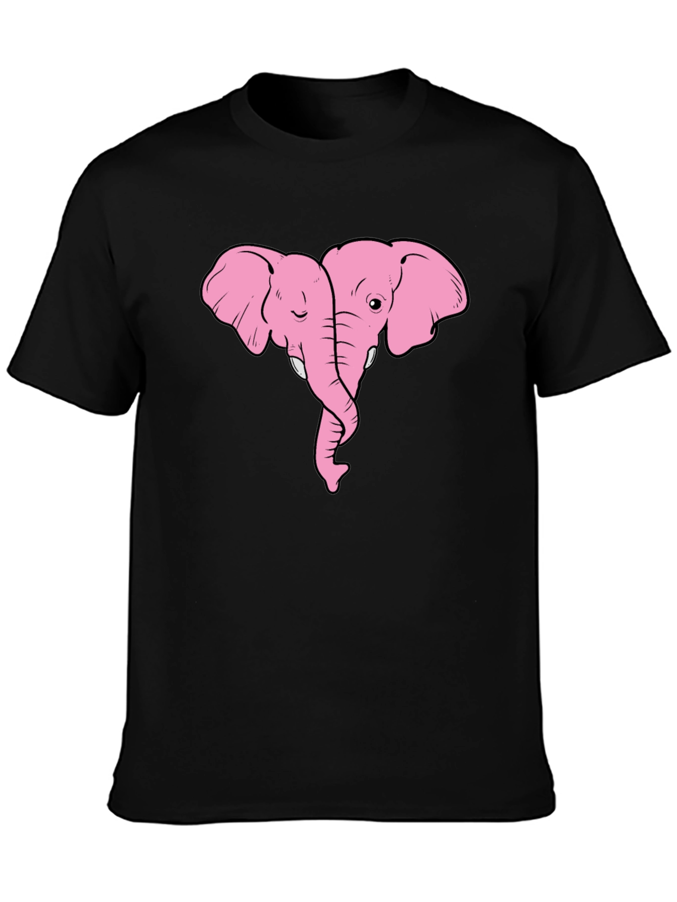 Pink Elephant Love T-Shirt