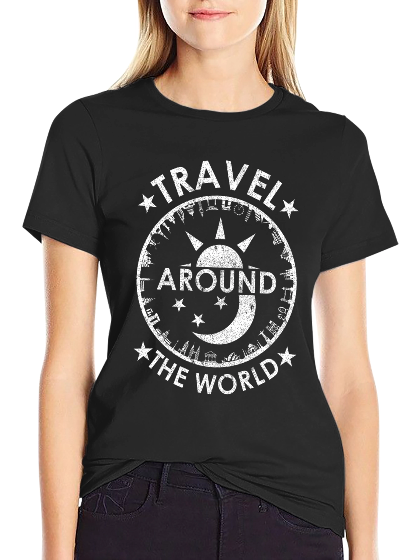 Travel Around the World Graphic Tee - Unisex