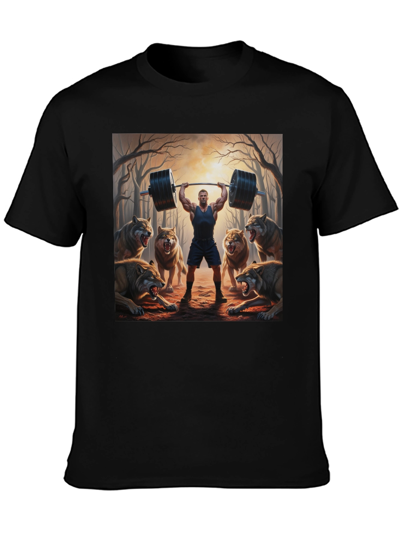 Wolf Pack Weightlifting T-Shirt