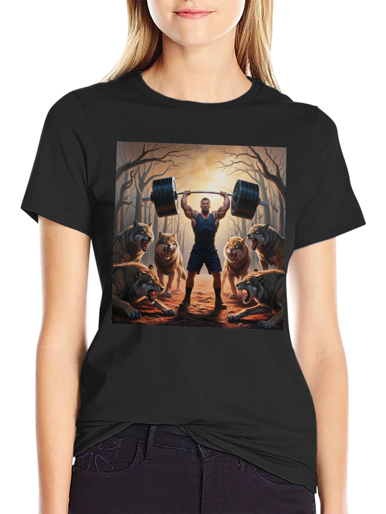 Wolf Pack Weightlifting T-Shirt