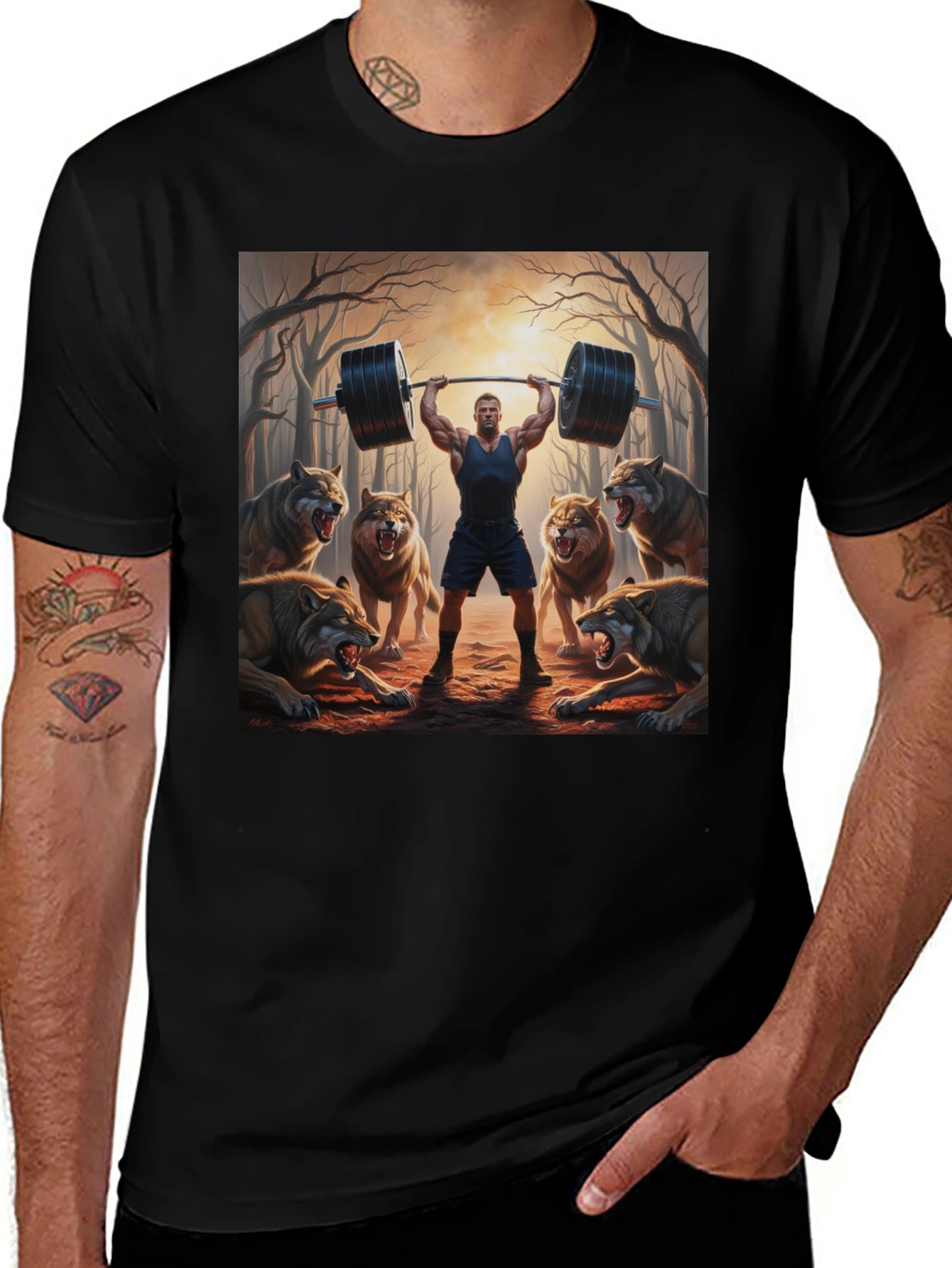 Wolf Pack Weightlifting T-Shirt