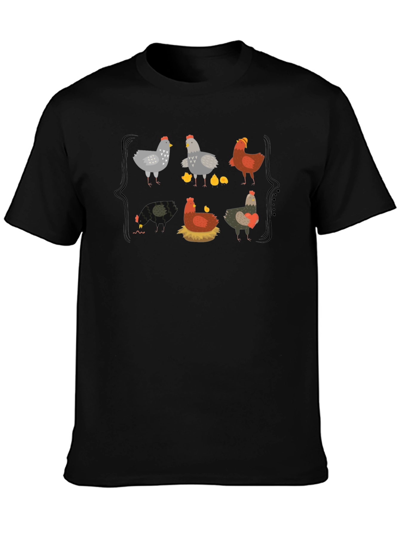 Chicken Life Cycle Graphic Tee