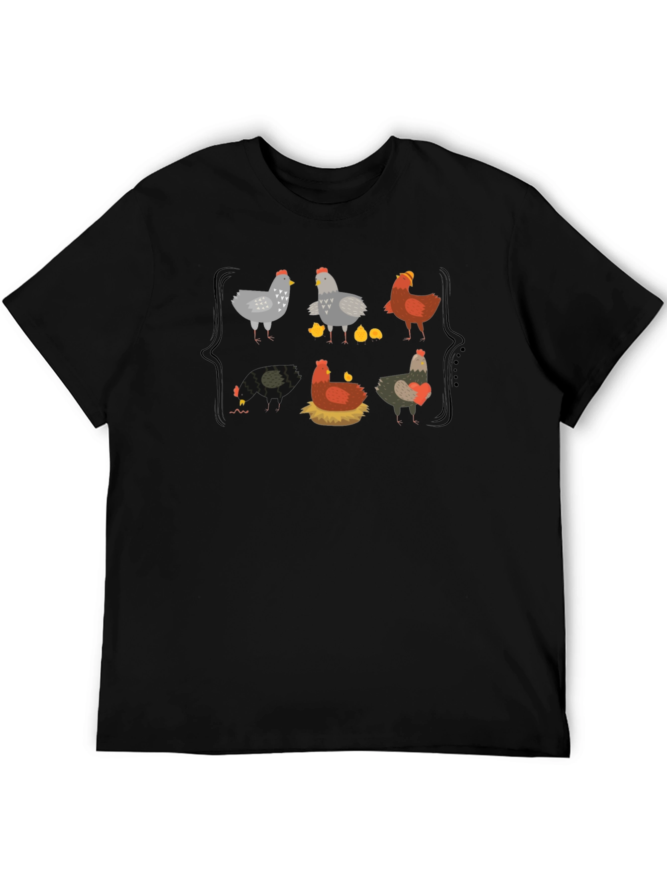Chicken Life Cycle Graphic Tee