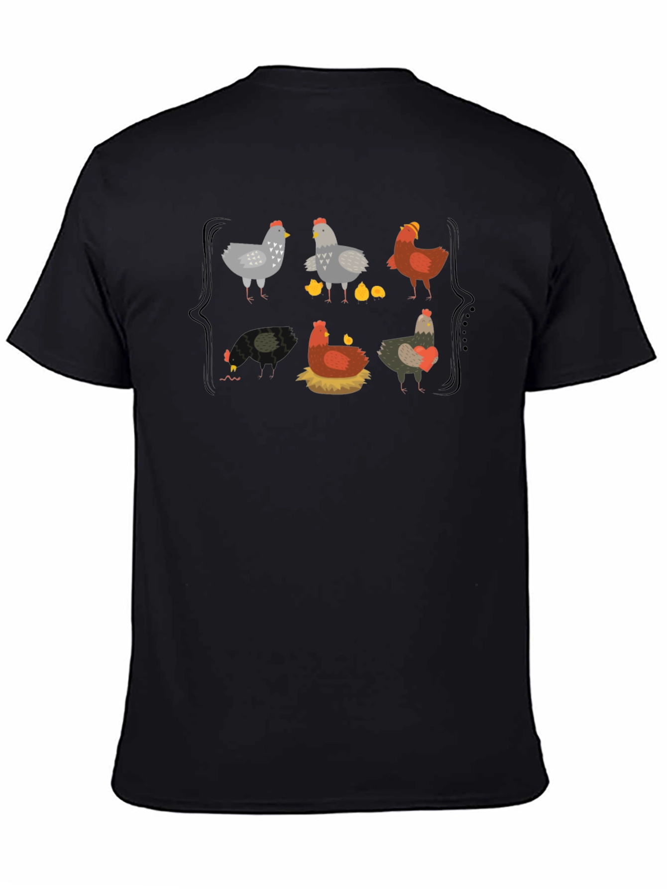 Chicken Life Cycle Graphic Tee