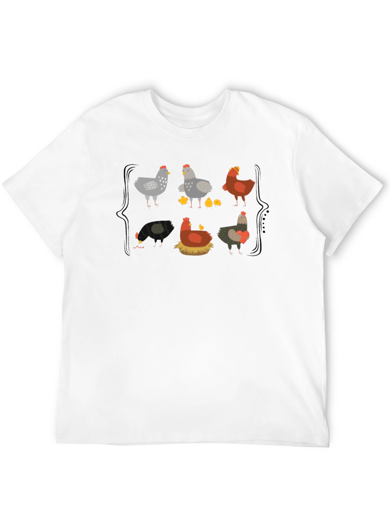 Chicken Life Cycle Graphic Tee