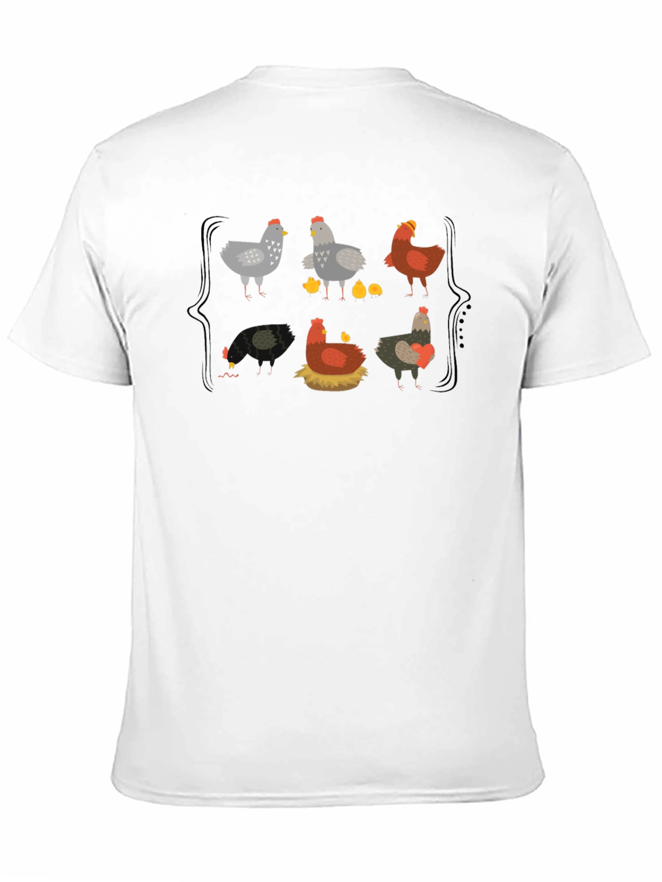 Chicken Life Cycle Graphic Tee