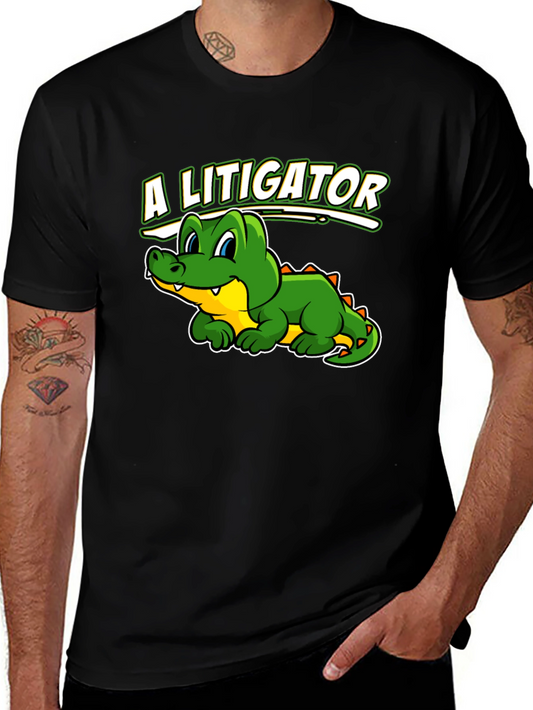 A Litigator Alligator T-Shirt - Funny Law Humor Tee