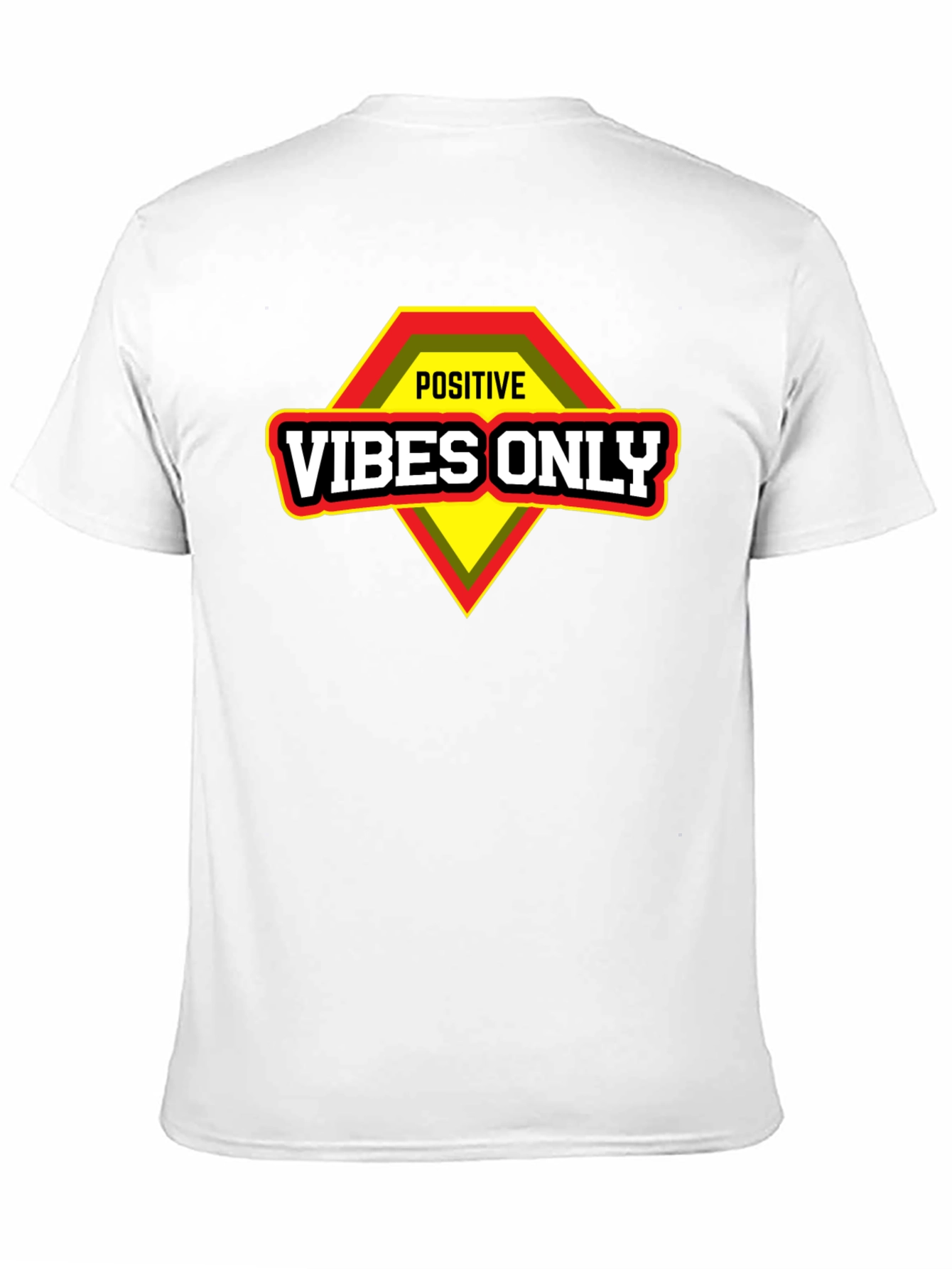 Positive Vibes Only Graphic T-Shirt - Motivational Design