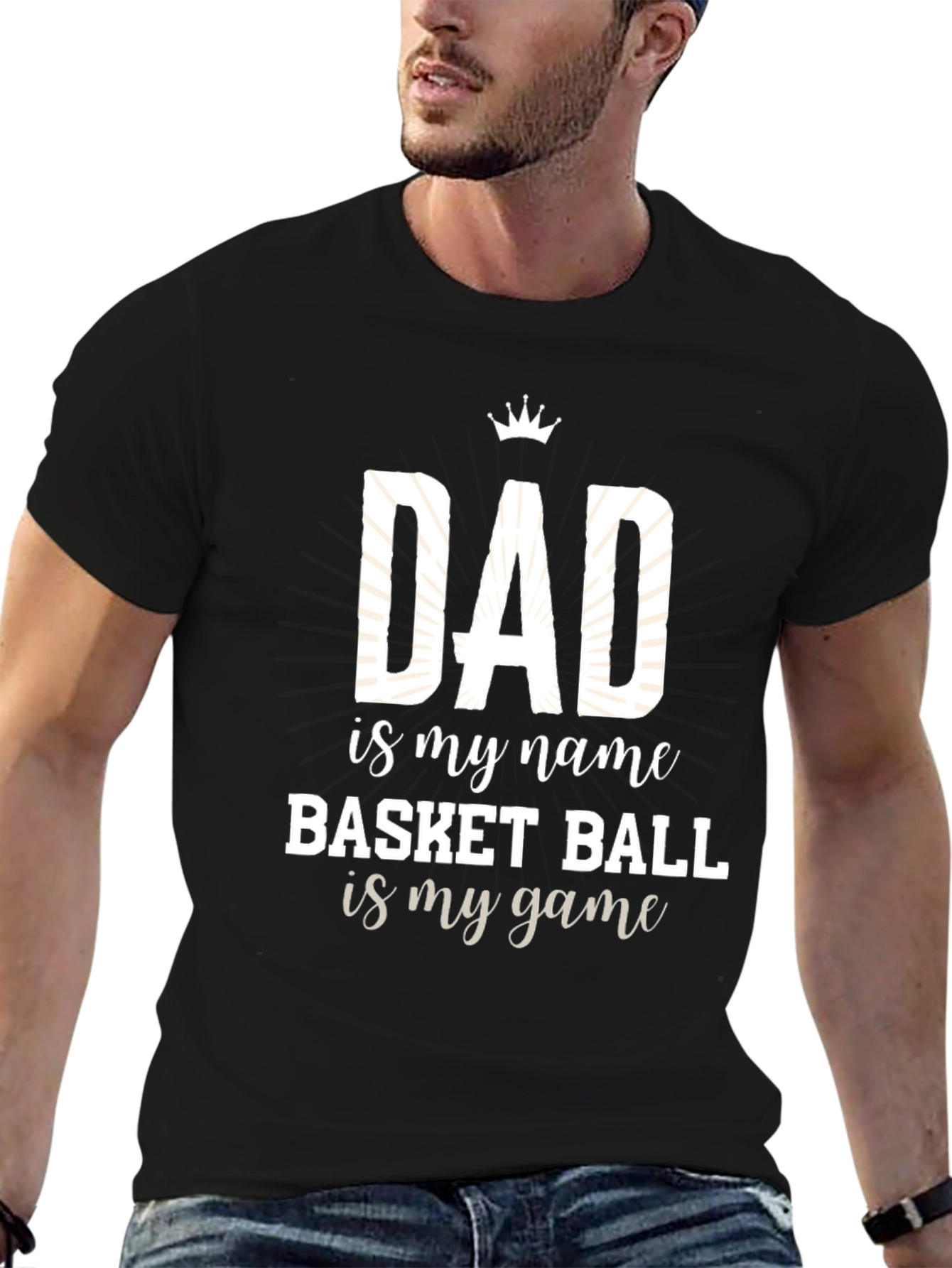 Dad Basketball T-Shirt - Game Day Tee