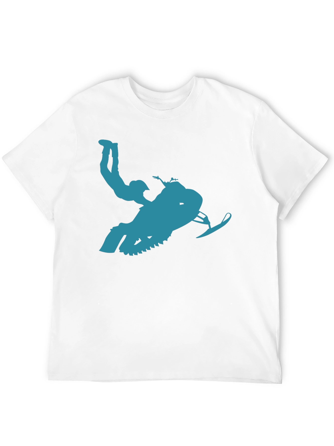 Snowmobile Rider T-Shirt - Action Graphic Tee