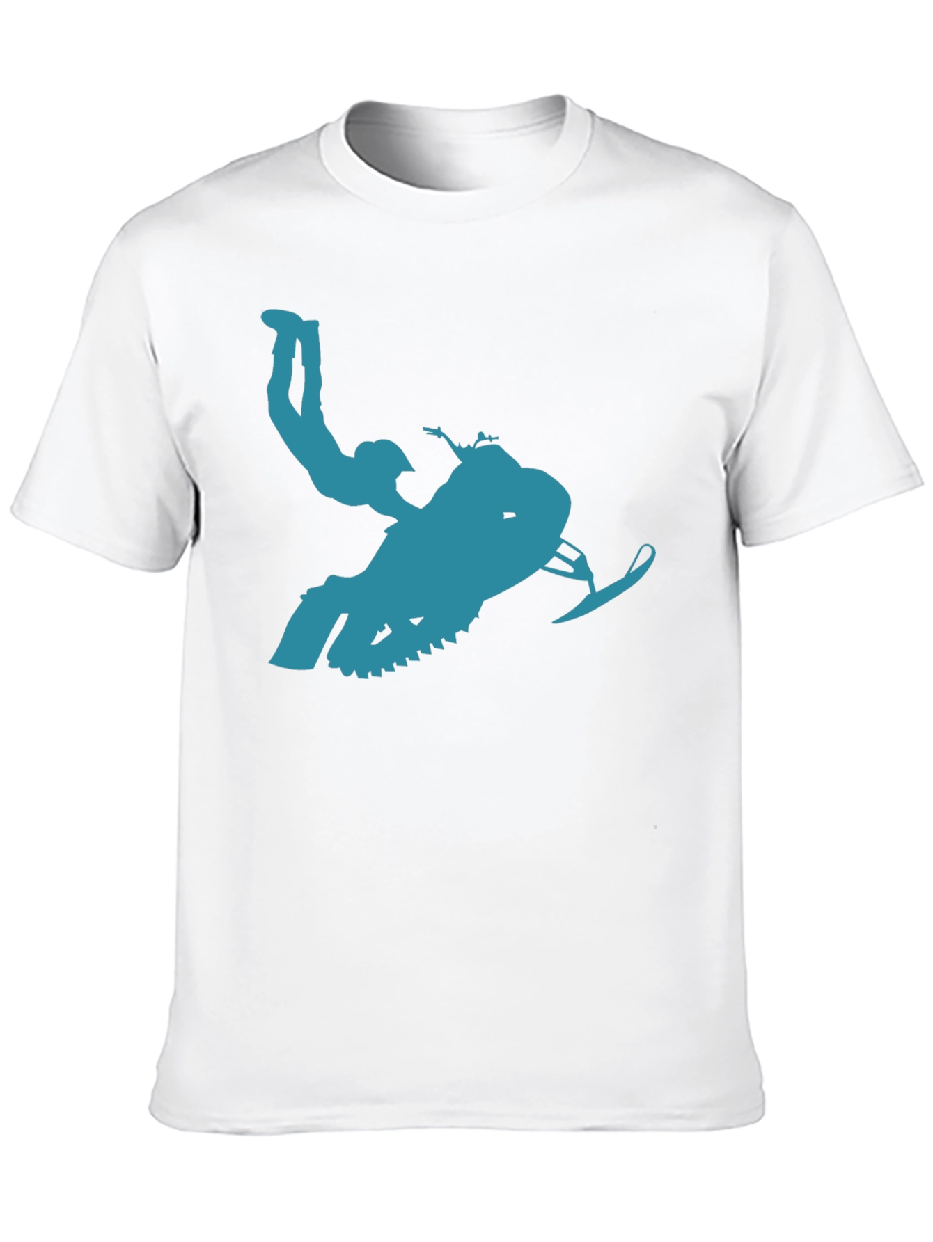 Snowmobile Rider T-Shirt - Action Graphic Tee