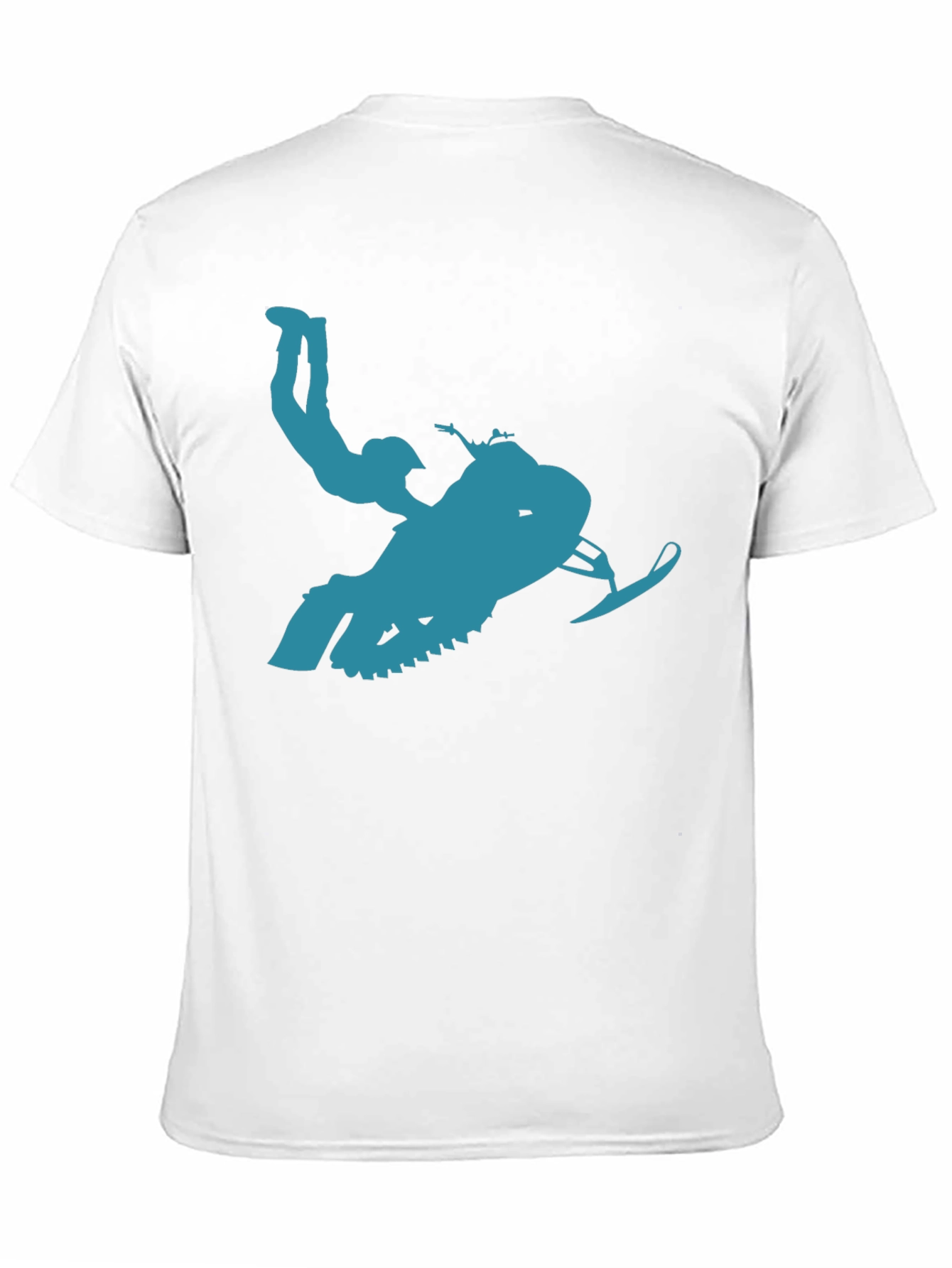 Snowmobile Rider T-Shirt - Action Graphic Tee
