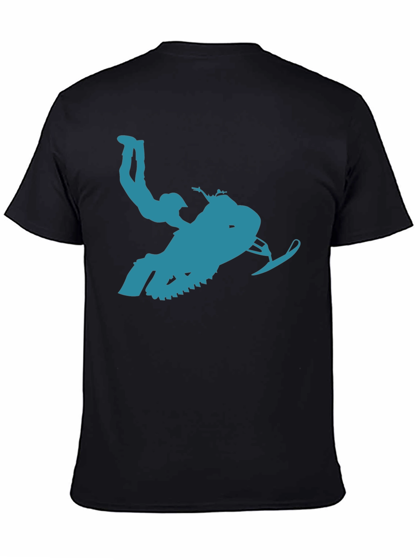 Snowmobile Rider T-Shirt - Action Graphic Tee