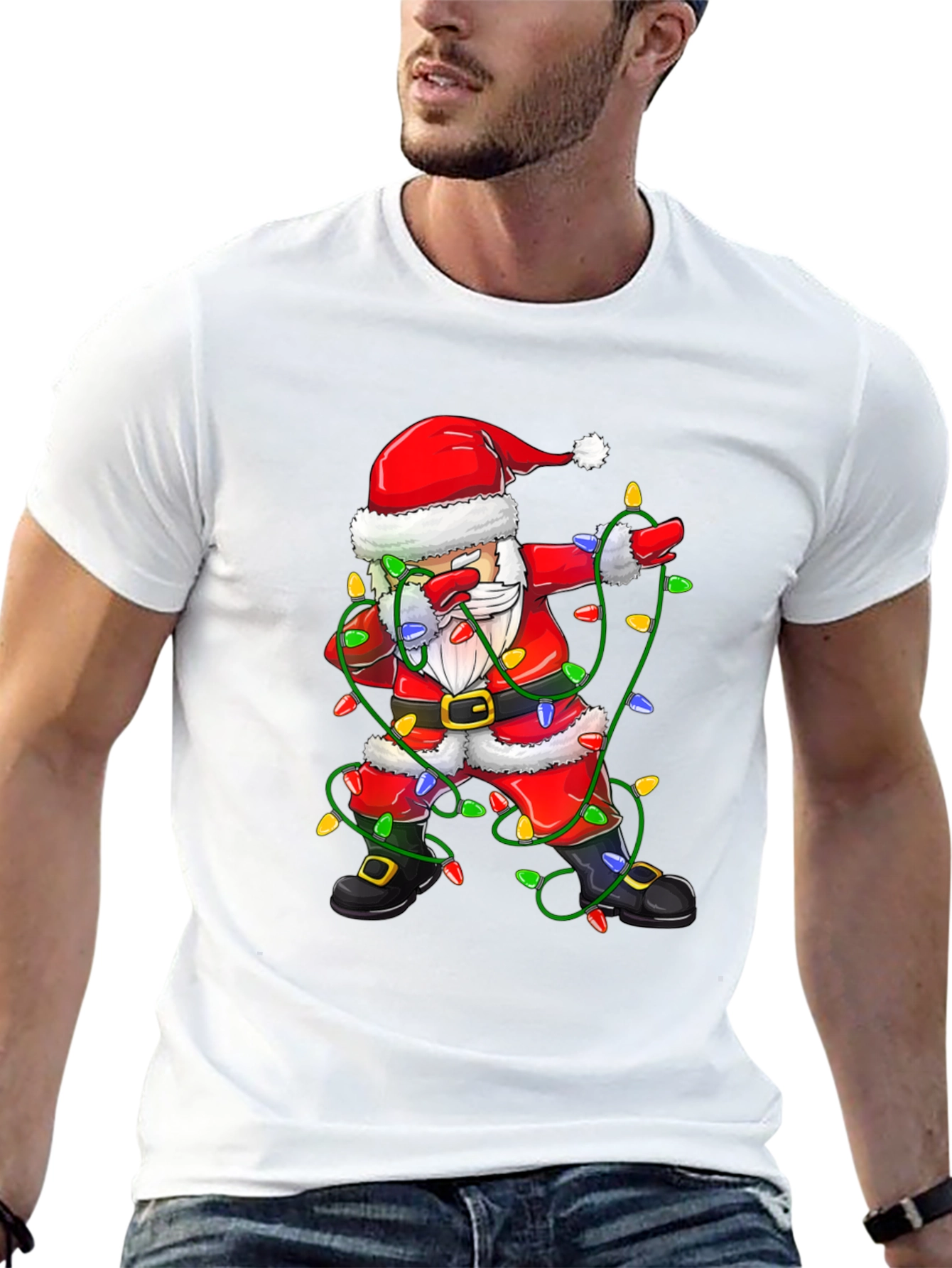 Dabbing Santa Christmas T-Shirt