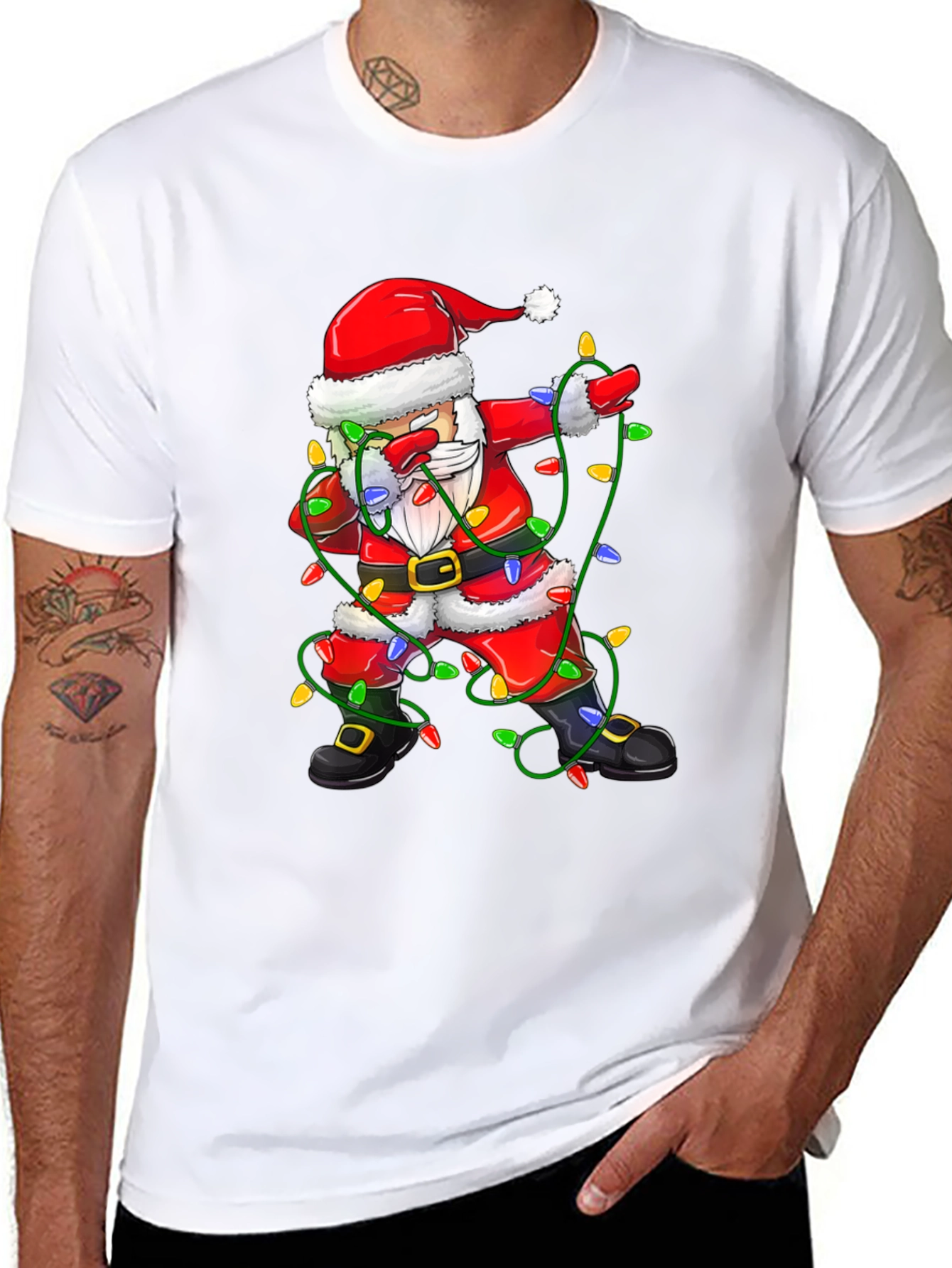 Dabbing Santa Christmas T-Shirt