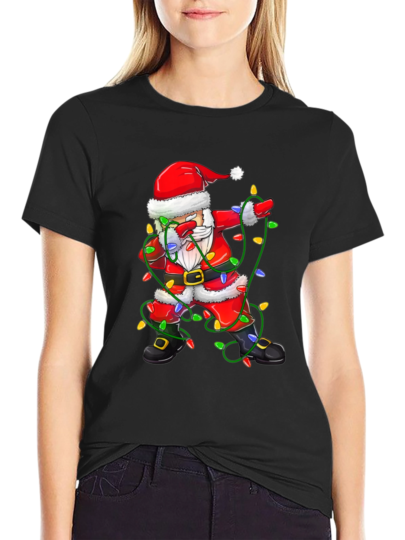 Dabbing Santa Christmas T-Shirt