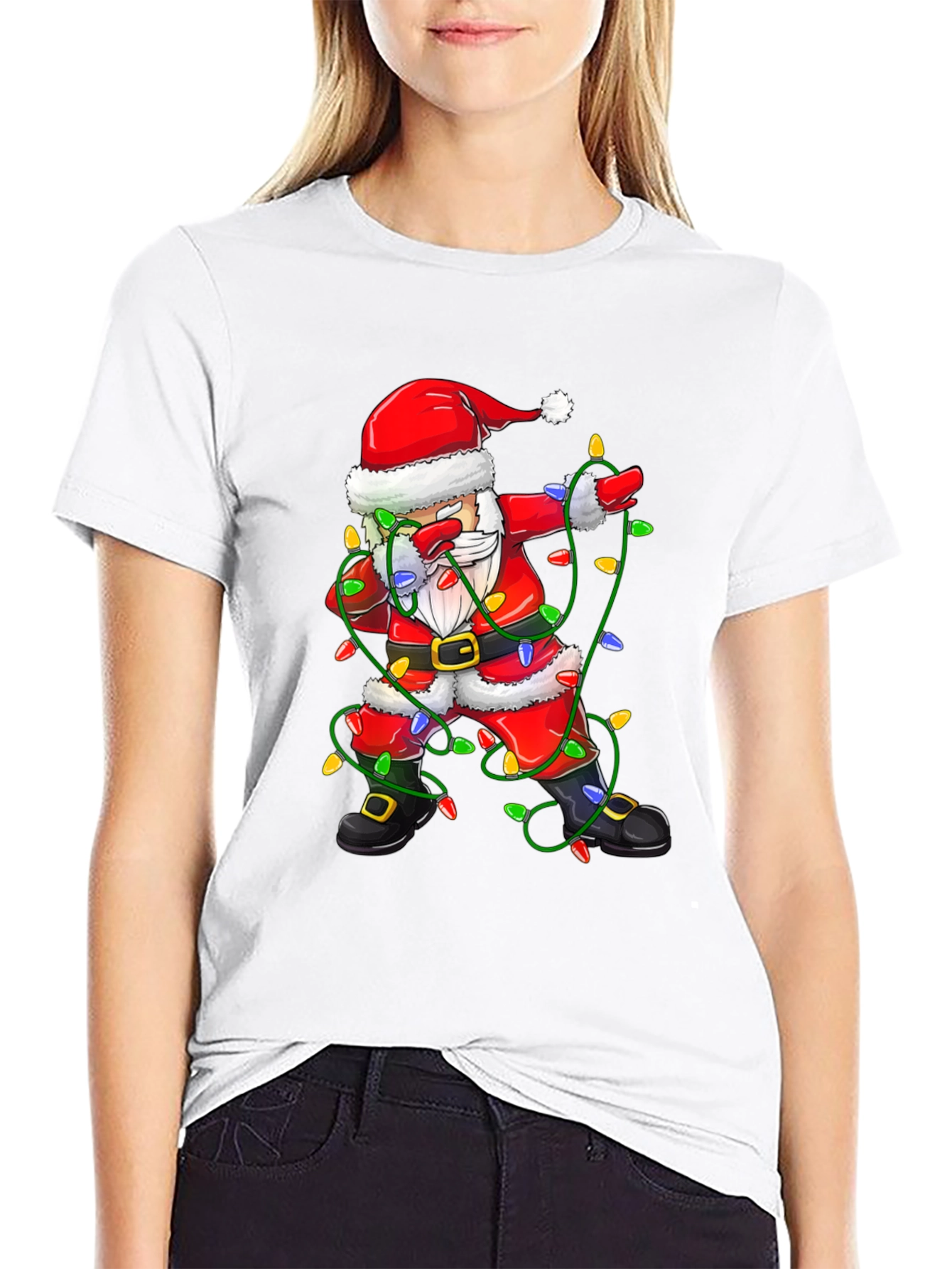 Dabbing Santa Christmas T-Shirt