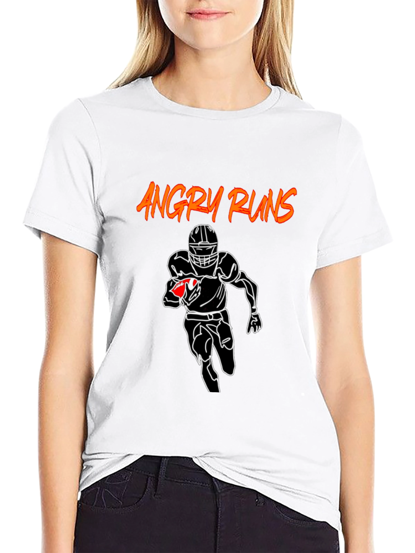 Angry Runs Football T-Shirt