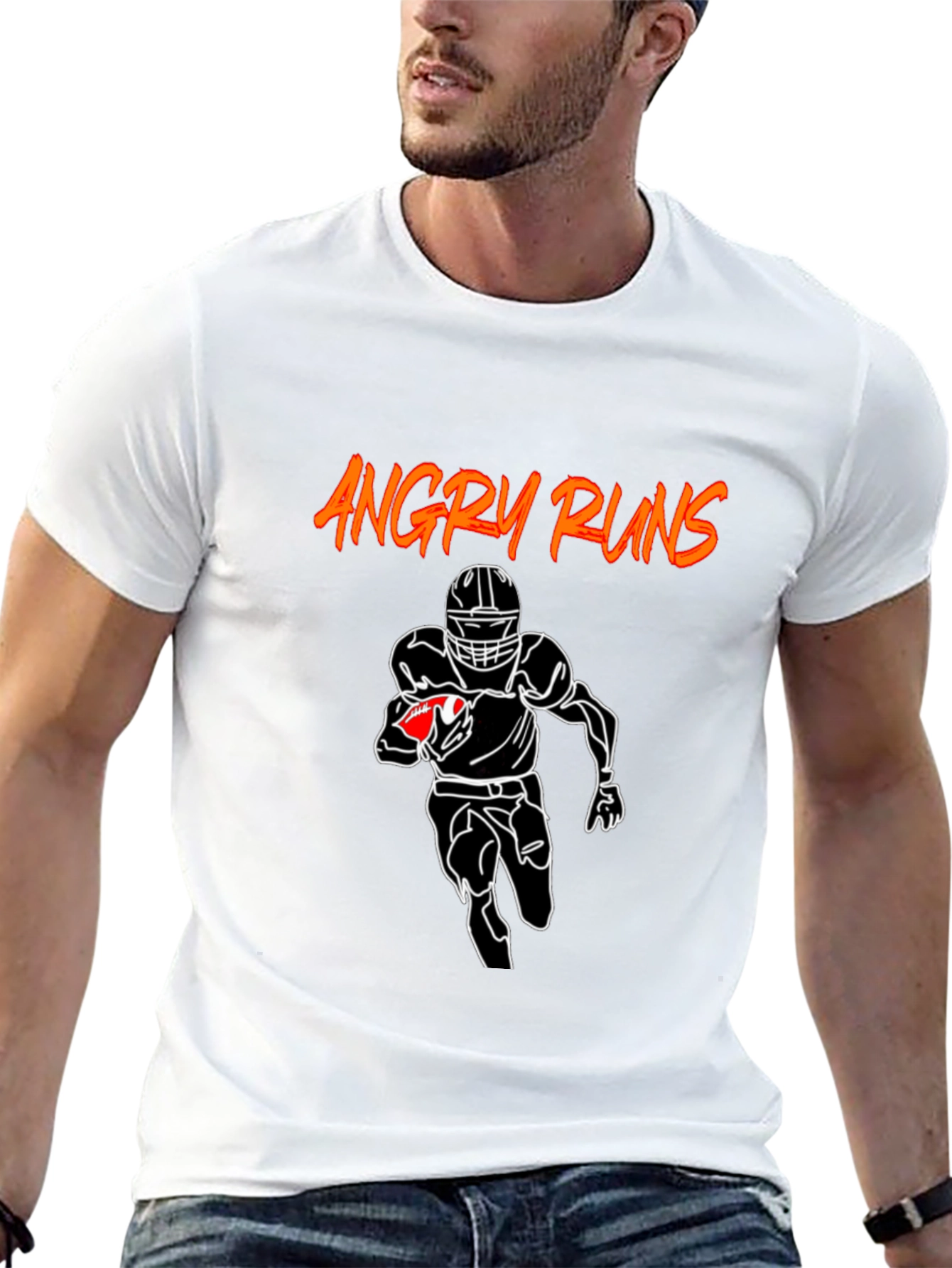 Angry Runs Football T-Shirt