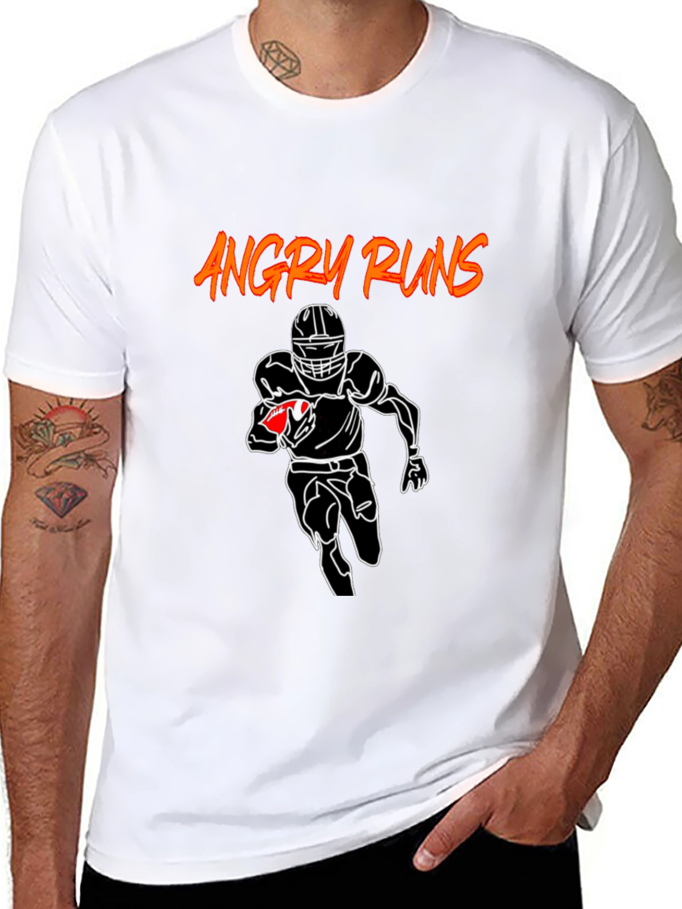 Angry Runs Football T-Shirt