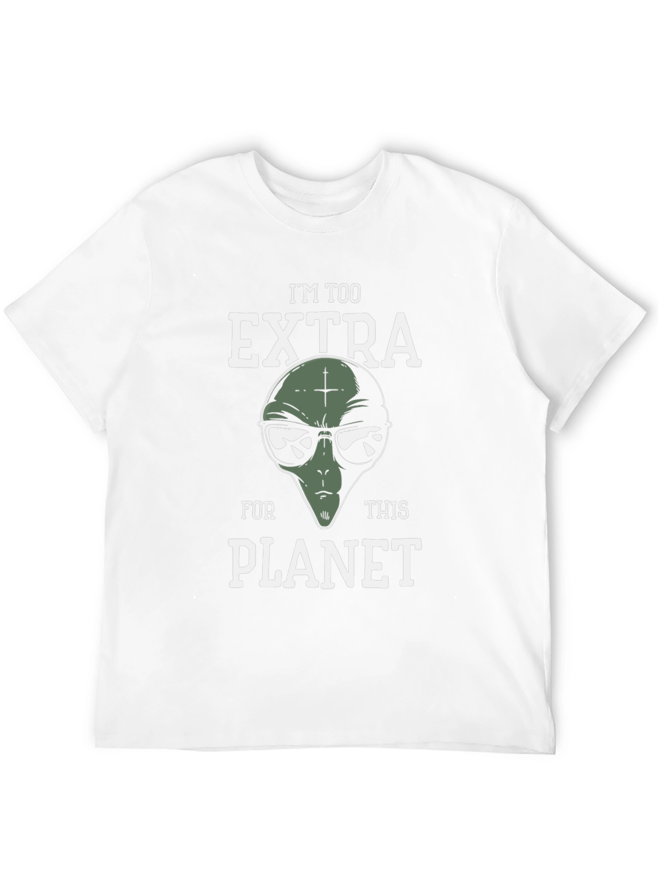 Im Too Extra Alien Graphic T-Shirt