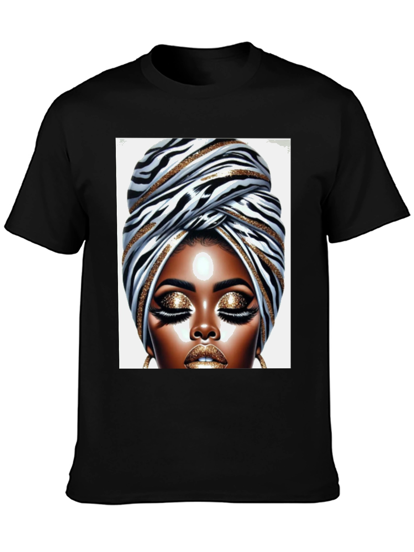 Elegant African Queen Graphic T-Shirt