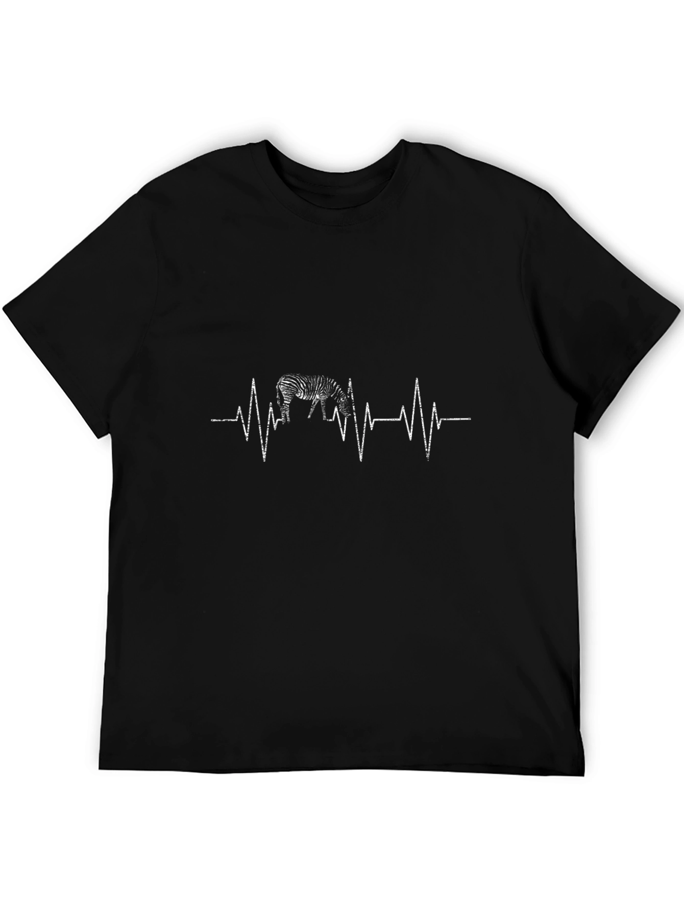 Zebra Heartbeat T-Shirt - Animal Lover Tee