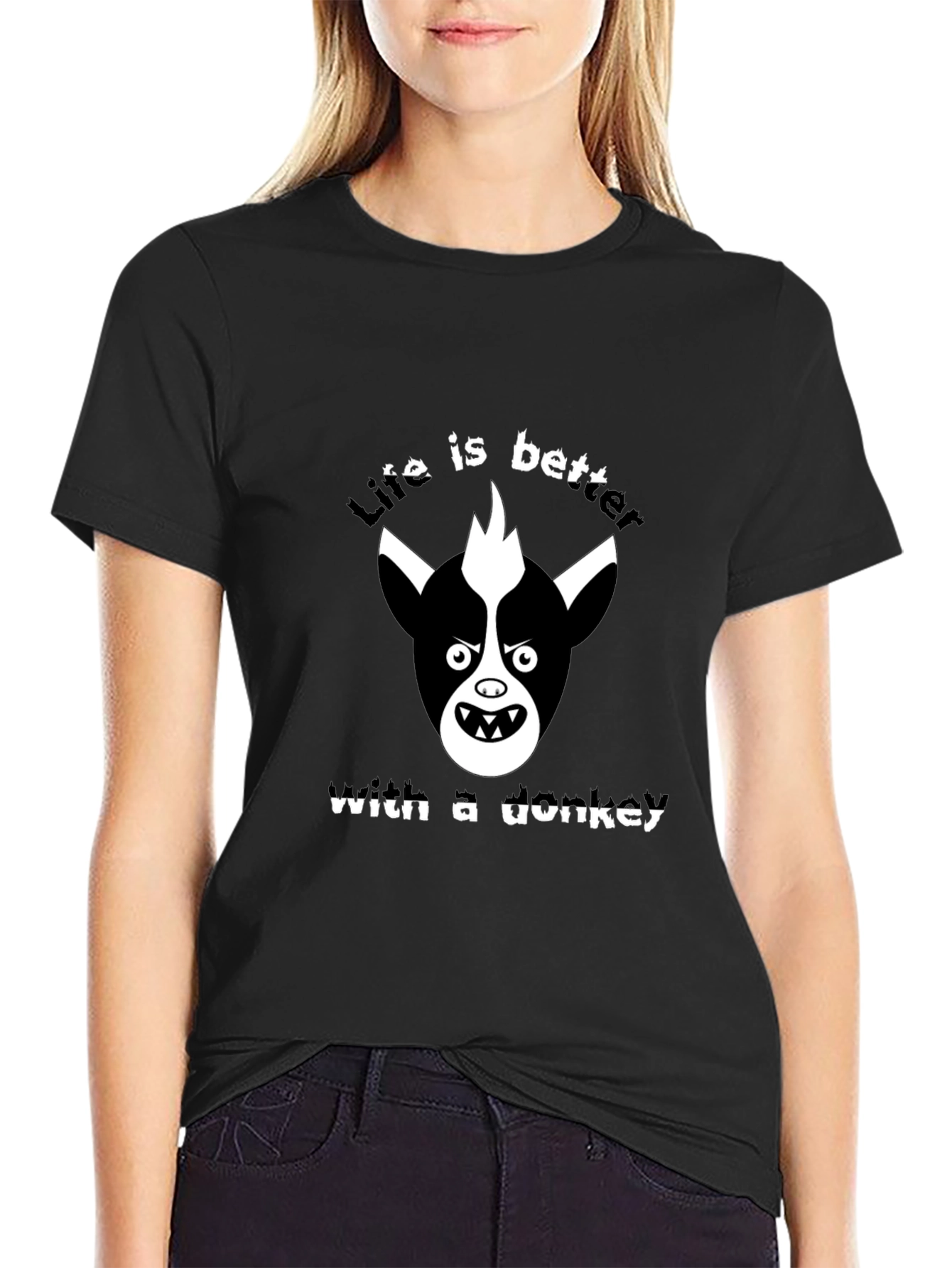 Life Is Better With A Donkey T-Shirt